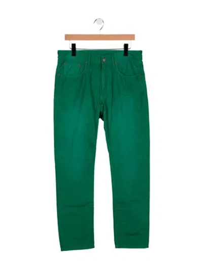 Pre-owned Polo Ralph Lauren Straight-leg Jeans In Green