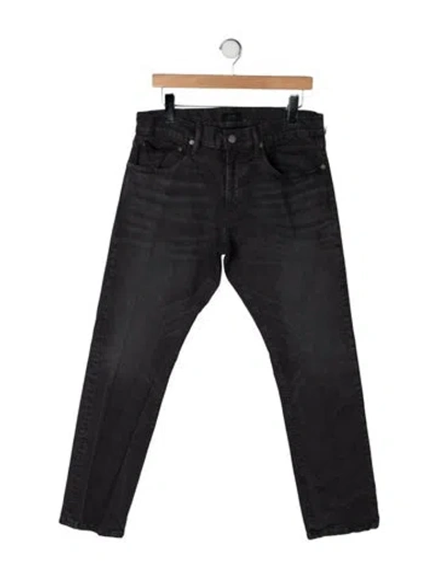 Pre-owned Polo Ralph Lauren Straight-leg Jeans In Grey