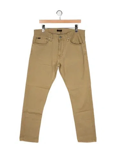Pre-owned Polo Ralph Lauren Straight-leg Jeans In Neutral