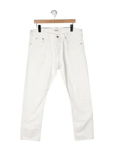 Pre-owned Polo Ralph Lauren Straight-leg Jeans In Neutral