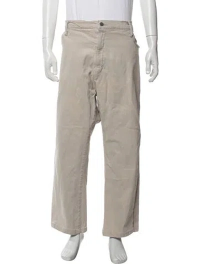 Pre-owned Polo Ralph Lauren Straight-leg Jeans In Neutrals