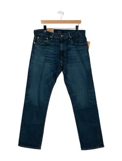 Pre-owned Polo Ralph Lauren Straight-leg Jeans W/ Tags In Blue