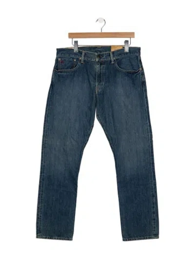 Pre-owned Polo Ralph Lauren Straight-leg Jeans W/ Tags In Blue