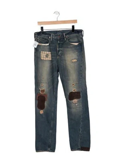 Pre-owned Polo Ralph Lauren Straight-leg Jeans W/ Tags In Blue