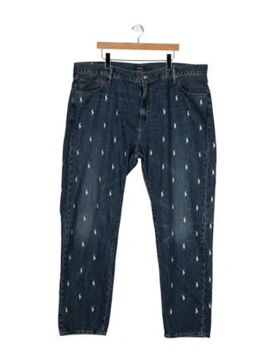 Pre-owned Polo Ralph Lauren Straight-leg Jeans W/ Tags In Blue