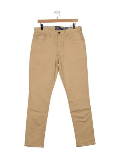 Pre-owned Polo Ralph Lauren Straight-leg Jeans W/ Tags In Neutrals