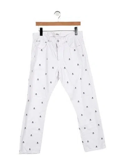 Pre-owned Polo Ralph Lauren Straight-leg Jeans In White