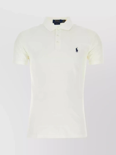 Polo Ralph Lauren Streamlined Short Sleeve Piqué Polo In White