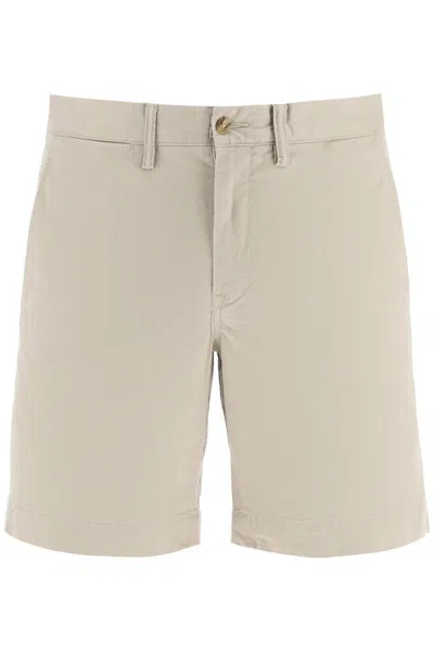 Polo Ralph Lauren Stretch Chino Shorts In Neutral