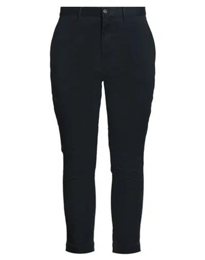 Polo Ralph Lauren Stretch Chino Skinny Pant Woman Pants Navy Size 12 Cotton, Polyester, Elastane In Blue