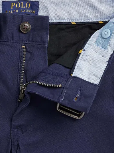 Polo Ralph Lauren Stretch Cotton Bermuda Shorts In Purple