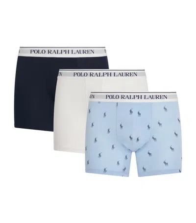 Polo Ralph Lauren 3 Pack Boxer Briefs In Multi