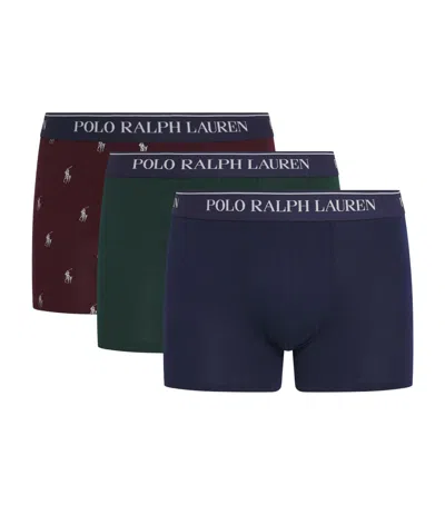 Polo Ralph Lauren Stretch-cotton Boxer Briefs In Multi