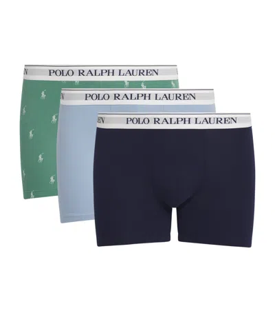 Polo Ralph Lauren Stretch-cotton Boxer Briefs In Multi