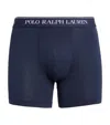 Polo Ralph Lauren Mens Blue Pack Of Three Slim-fit Stretch-cotton Boxer Briefs In Navy
