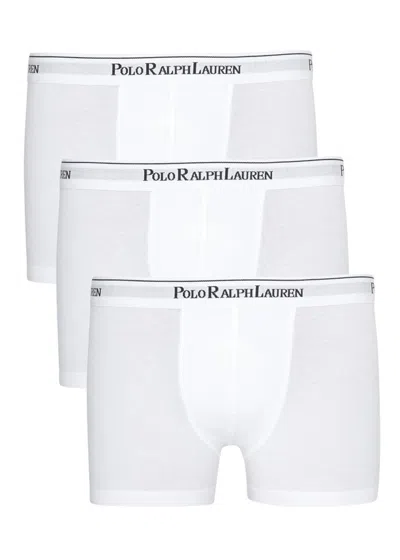 Polo Ralph Lauren Stretch Cotton Boxer Briefs In White