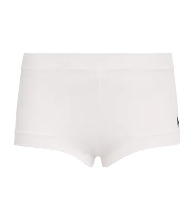 Polo Ralph Lauren Stretch-cotton Boxer Shorts In White