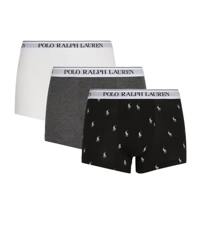 Polo Ralph Lauren Stretch-cotton Classic Trunks In Multi