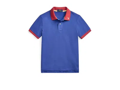 Polo Ralph Lauren Stretch Cotton Mesh Polo Shirt (toddler/little Kid) Boy's T Shirt Liberty : 3t Toddler In Blue