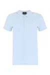 Polo Ralph Lauren Stretch Cotton Piqué Polo Shirt In Blue