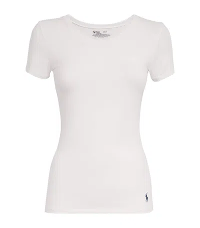 Polo Ralph Lauren Stretch-cotton Pyjama Top In White