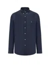 Polo Ralph Lauren Stretch Cotton Shirt In Blue