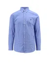 Polo Ralph Lauren Long-sleeve Cotton Shirt In Blue