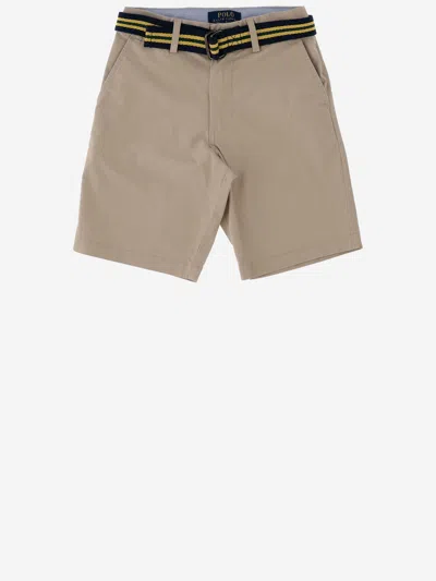 POLO RALPH LAUREN STRETCH COTTON SHORT PANTS