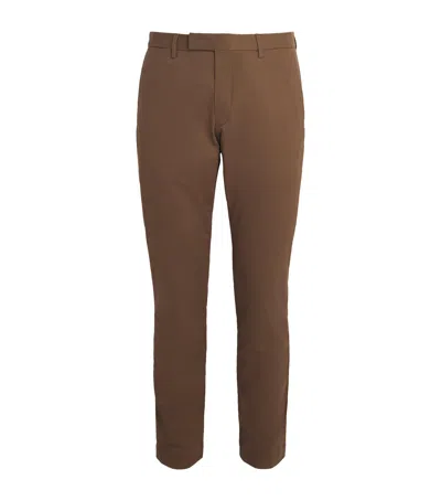 Polo Ralph Lauren Stretch-cotton Slim Chinos In Brown
