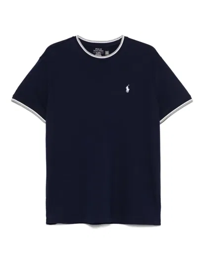 Polo Ralph Lauren Stretch-cotton T-shirt In Blue