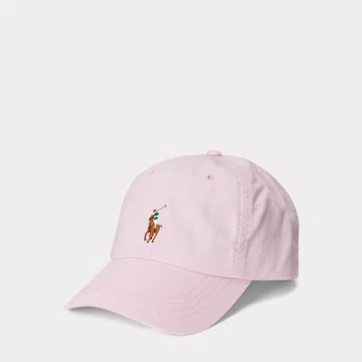 Polo Ralph Lauren Stretch-cotton Twill Ball Cap In Pink