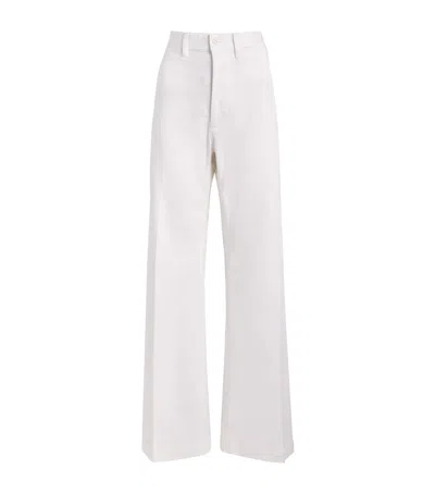 Polo Ralph Lauren Stretch Cotton Twill Wide-leg Trousers
