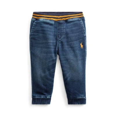 Polo Ralph Lauren Babies' Stretch Denim Jogger Pant In Navy