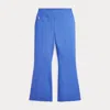 Polo Ralph Lauren Stretch Jersey Flare Legging In Scottsdale Blue W/ Poppy