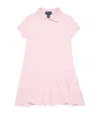 Polo Ralph Lauren Stretch-mesh Polo Dress In Pink