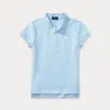 Polo Ralph Lauren Ralph Lauren Stretch Mesh Polo Shirt In Office Blue