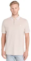 POLO RALPH LAUREN STRETCH MESH TIPPED POLO BEIGE