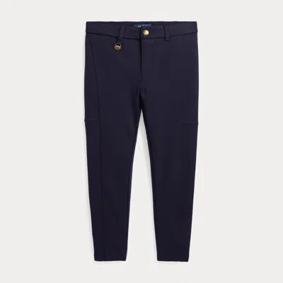 Polo Ralph Lauren Kids' Stretch Ponte Legging In Rl Navy