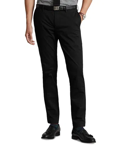 Polo Ralph Lauren Stretch Slim-fit Chinos In Polo Black