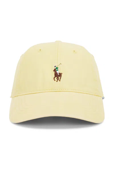 Polo Ralph Lauren Stretch Twill Classic Sport Cap In Yellow