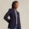 Polo Ralph Lauren Stretch Wool Blazer In Blue