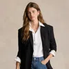 Polo Ralph Lauren Stretch Wool-blend Blazer In Polo Black