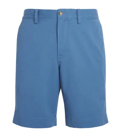Polo Ralph Lauren Stretch-cotton Bedford Shorts In Blue