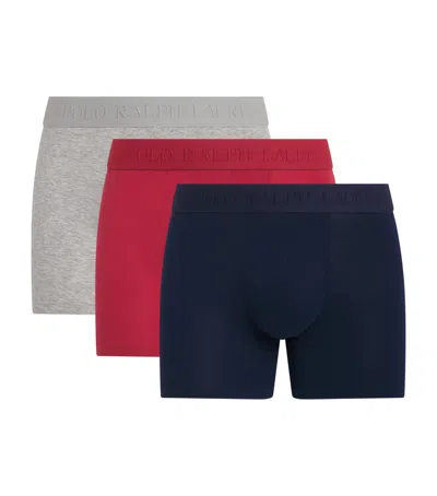 Polo Ralph Lauren Stretch-cotton Boxer Briefs In Multi