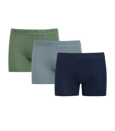 Polo Ralph Lauren Stretch-cotton Boxer Briefs In Multi