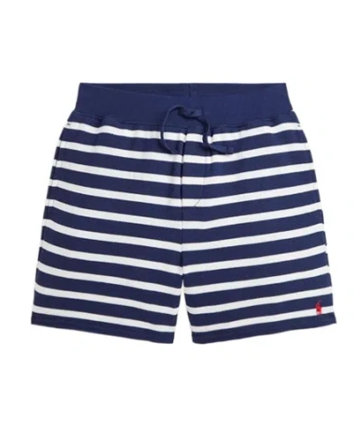 Polo Ralph Lauren Stripe Fleece Shorts In Multi