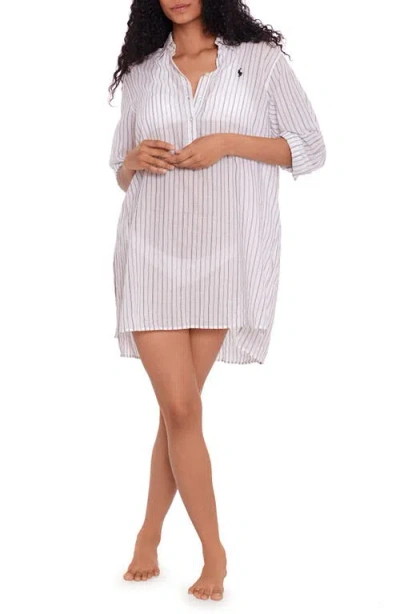 Polo Ralph Lauren Oversized Shirt Dress In White