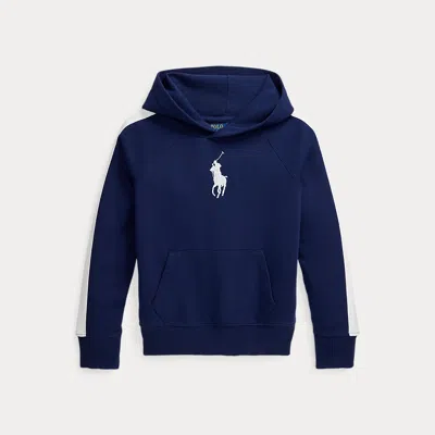 POLO RALPH LAUREN STRIPED BIG PONY FRENCH TERRY HOODIE