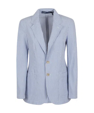 POLO RALPH LAUREN POLO RALPH LAUREN STRIPED BUTTONED JACKET