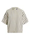 Polo Ralph Lauren Silk-blend Stripe Short-sleeve Blouse